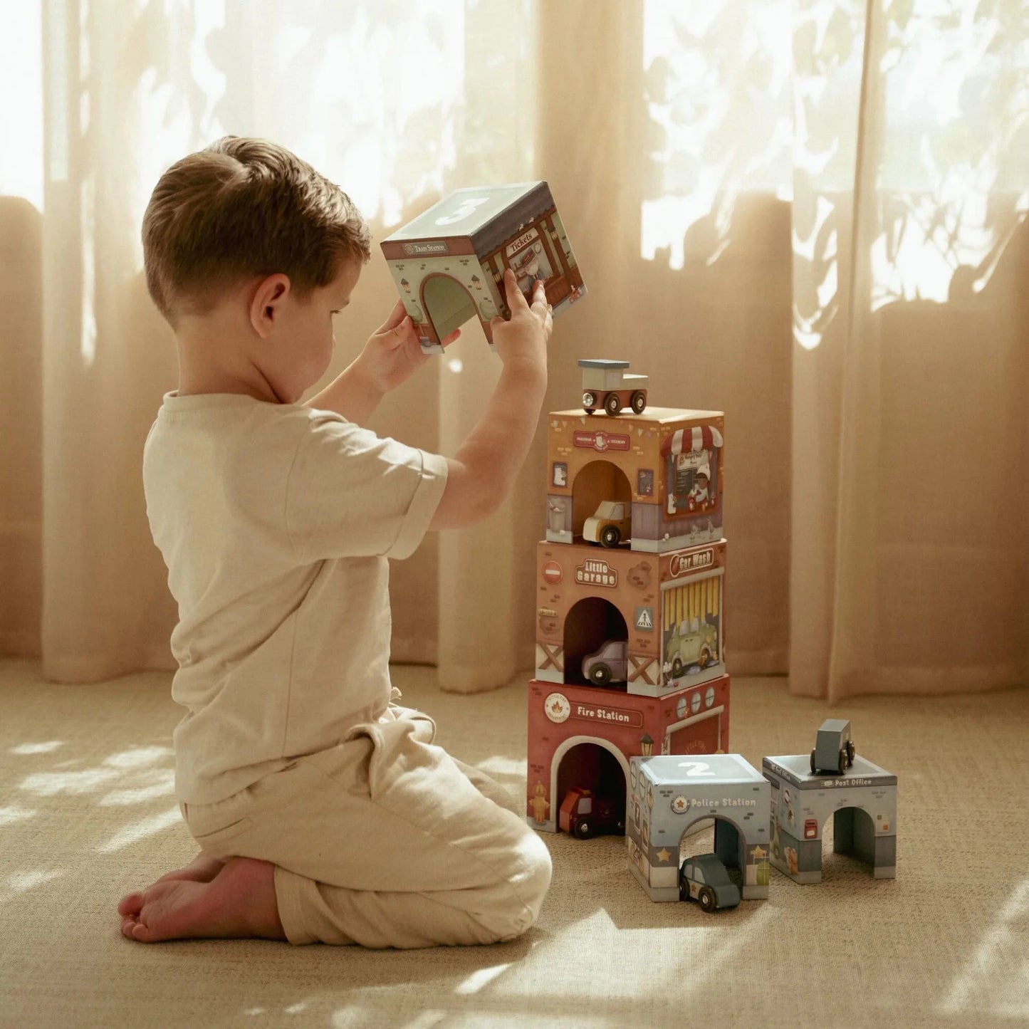 Little Dutch - Piramida iz kock - Avtomobili