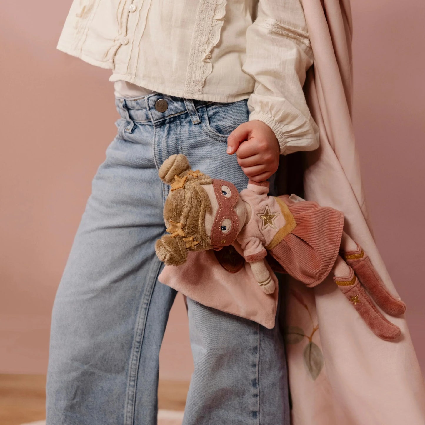 Little Dutch - Punčka - Superhero Rosa M (35 cm)
