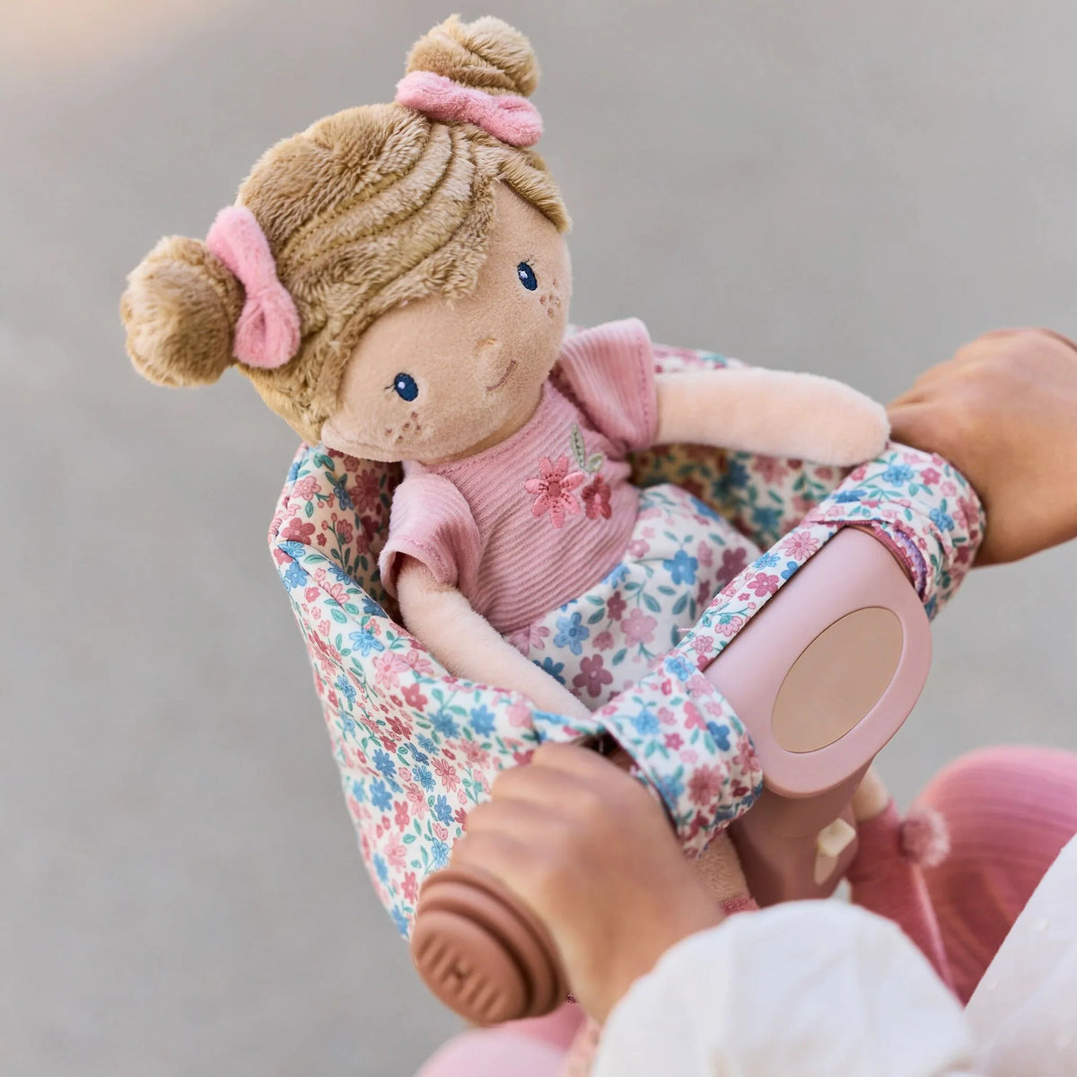 Little Dutch - Sedež za kolo za punčke - Pink