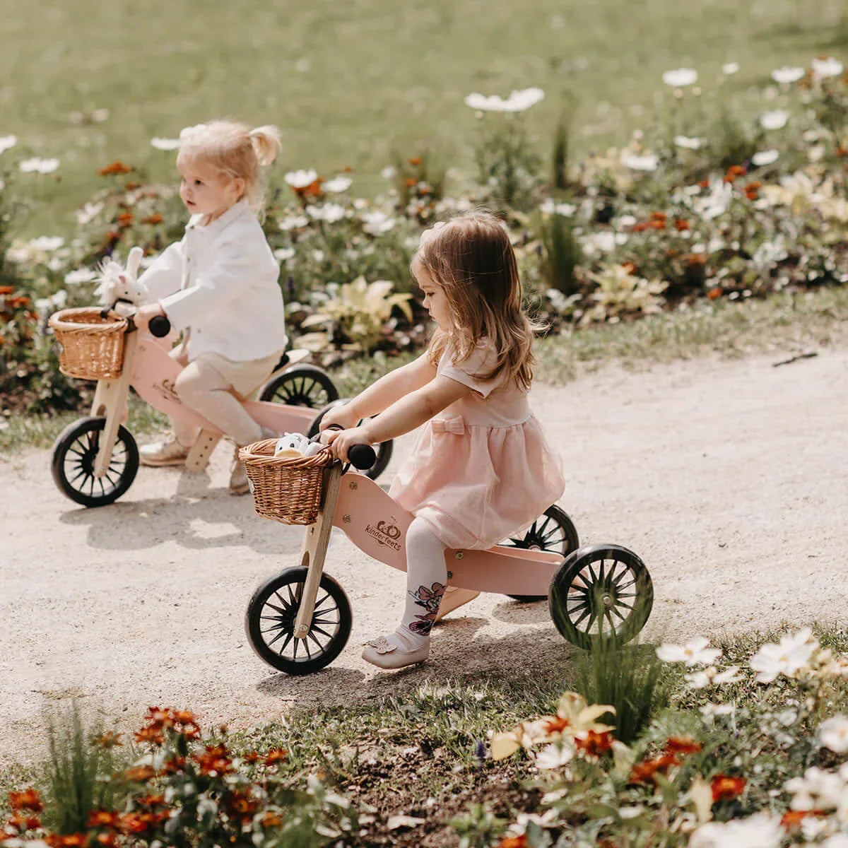 Kinderfeets - Lesen poganjalec Tiny Tot Plus 2v1 - Rose (18m-4l)