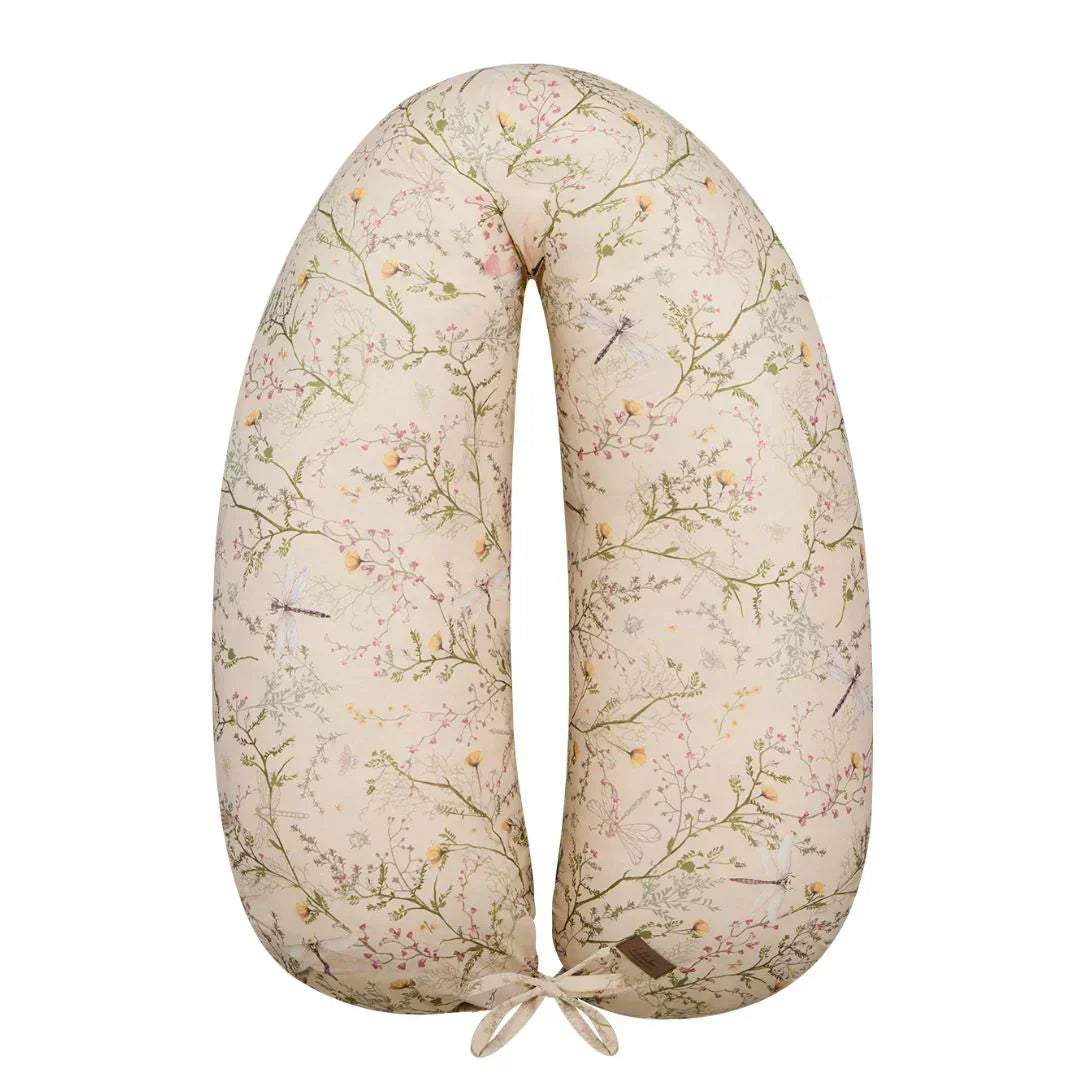KikkaBoo - Blazina za nosečnice - Secret Garden Beige