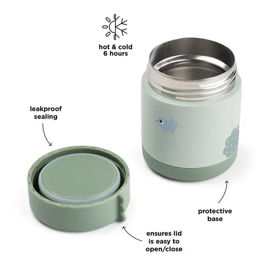 Done by Deer - Termo posodica za hrano 300ml Playground - Green