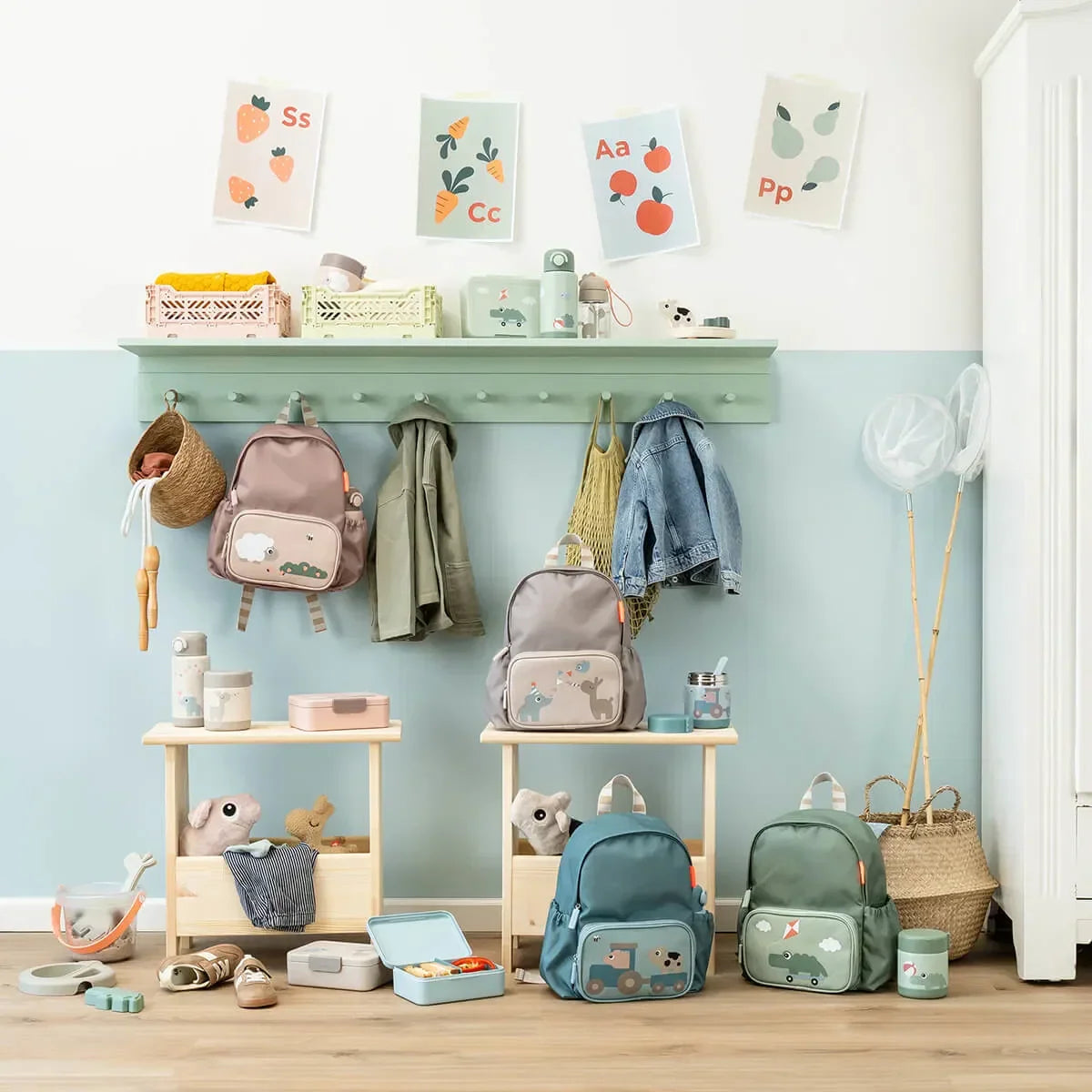 Done by Deer - Otroški nahrbtnik Playground - Green - DBD7053733 Luxbaby