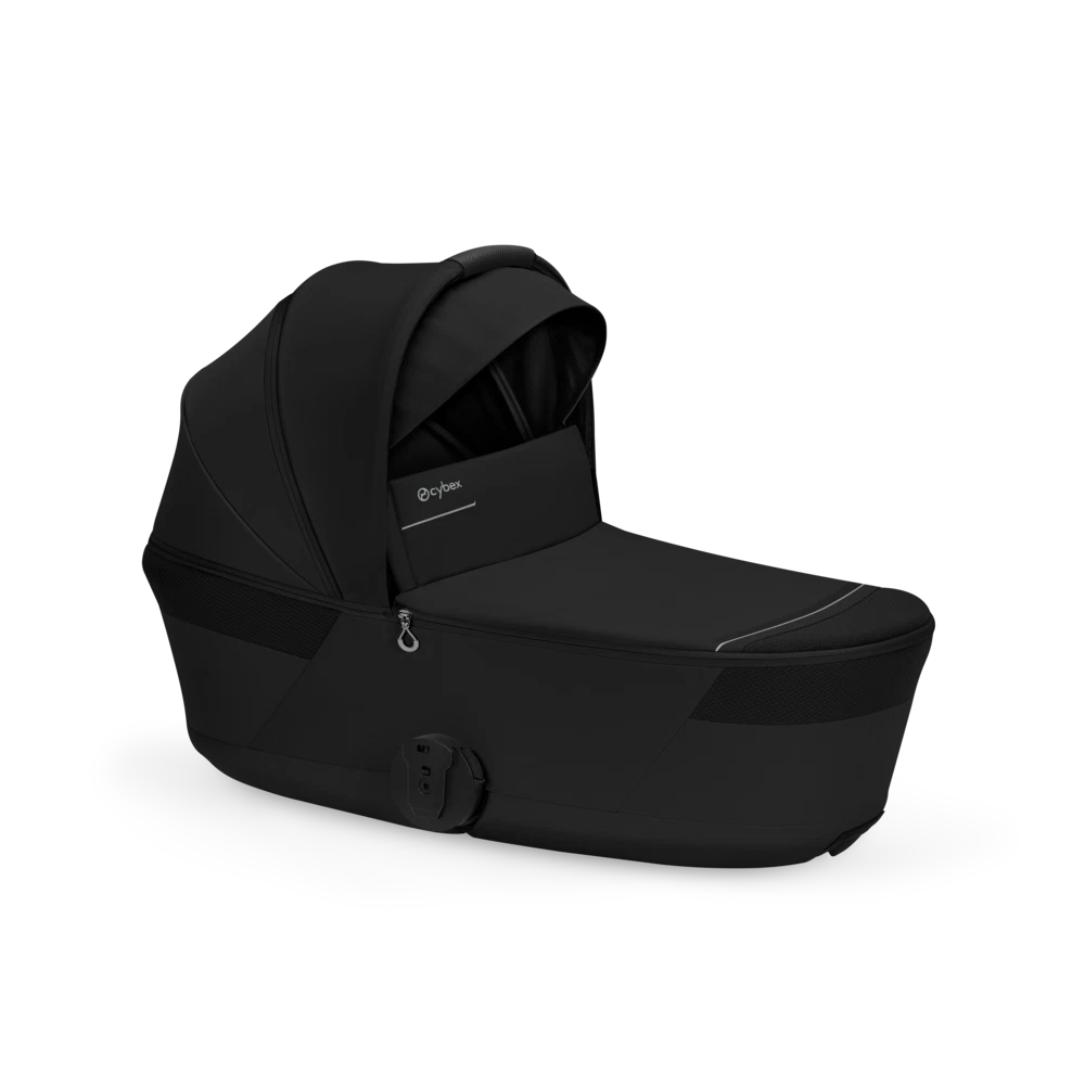 Cybex - Otroški voziček Talos S Lux z zložljivo košaro - Moon Black (2v1)