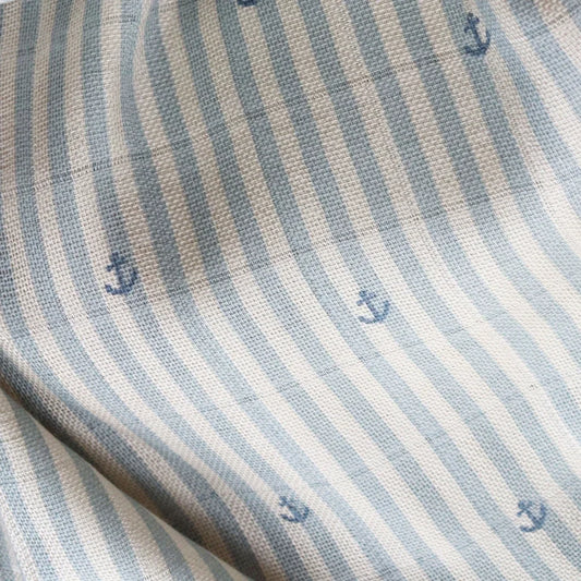 Nuuroo - Komplet tetra pleničk - Stripe anchor