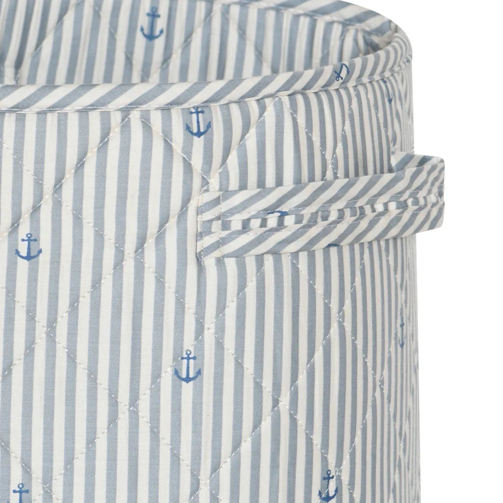Nuuroo - Košara za shranjevanje Moe - Stripe anchor (46x40cm) - NU586SA Luxbaby