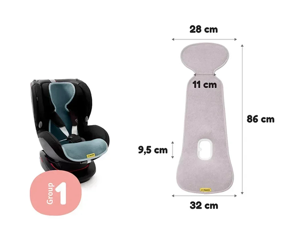 AeroMoov - Zračna podloga za avtosedež skupine 1 - Antracit - AL-1-ANT Luxbaby
