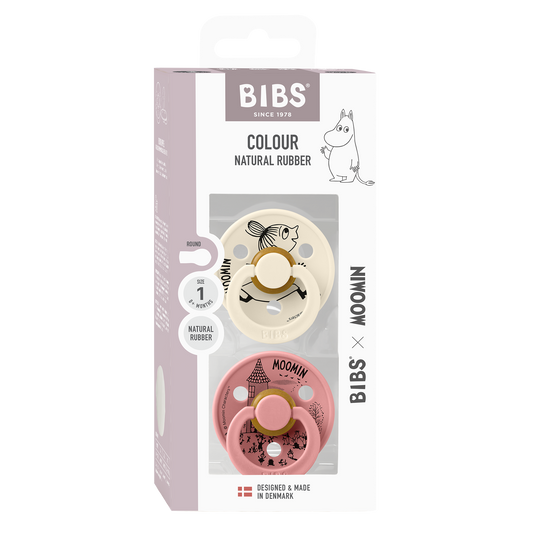 BIBS x Moomin - Okrogla duda Colour, lateks - Little My