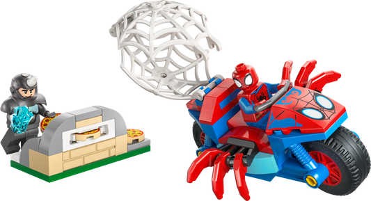 Lego Spidey - Spidey na motorju proti Rhinu (11206)