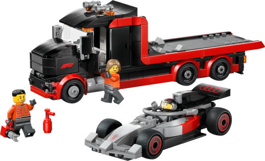 Lego City - Razstavni tovornjak F1® z dirkalnikom Audi F1® (60493)
