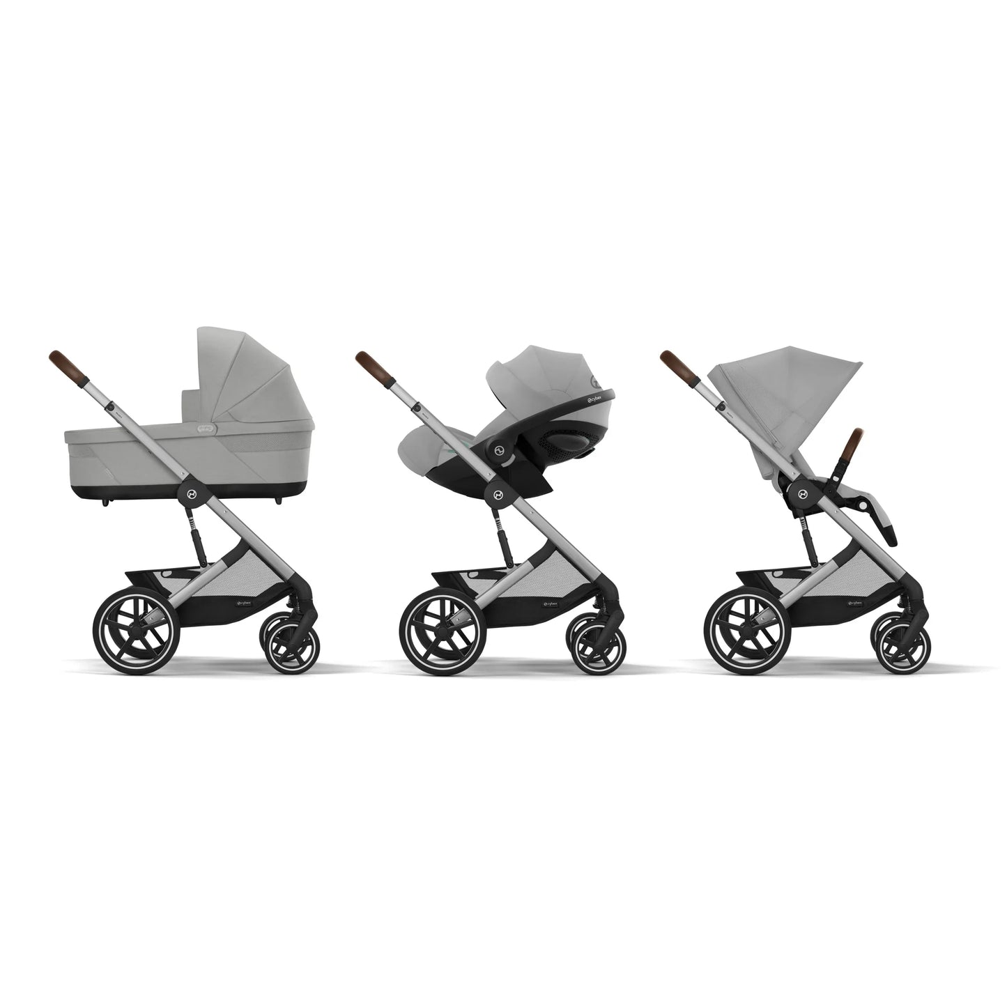 Cybex - Otroški voziček Balios S Lux - Stone Grey
