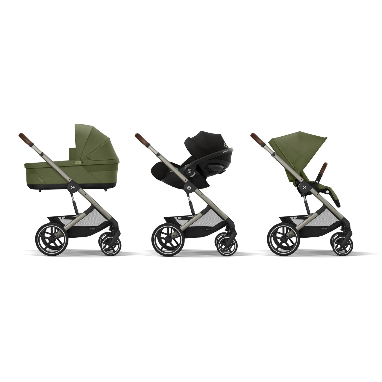 Cybex - Otroški voziček Balios S Lux - Moss Green