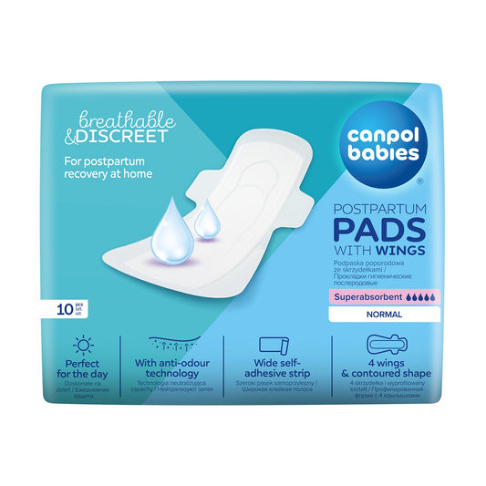 Canpol Babies - Higienski poporodni vložki s krilci Day 10 kos