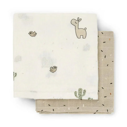Done by Deer - Komplet tetra pleničk Lalee - Sand