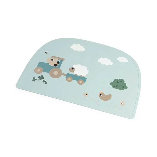 Done by Deer - Silikonska podloga Tiny farm - Blue