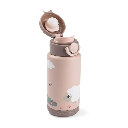 Done by Deer - Termo steklenička 340ml Tiny Farm - Powder