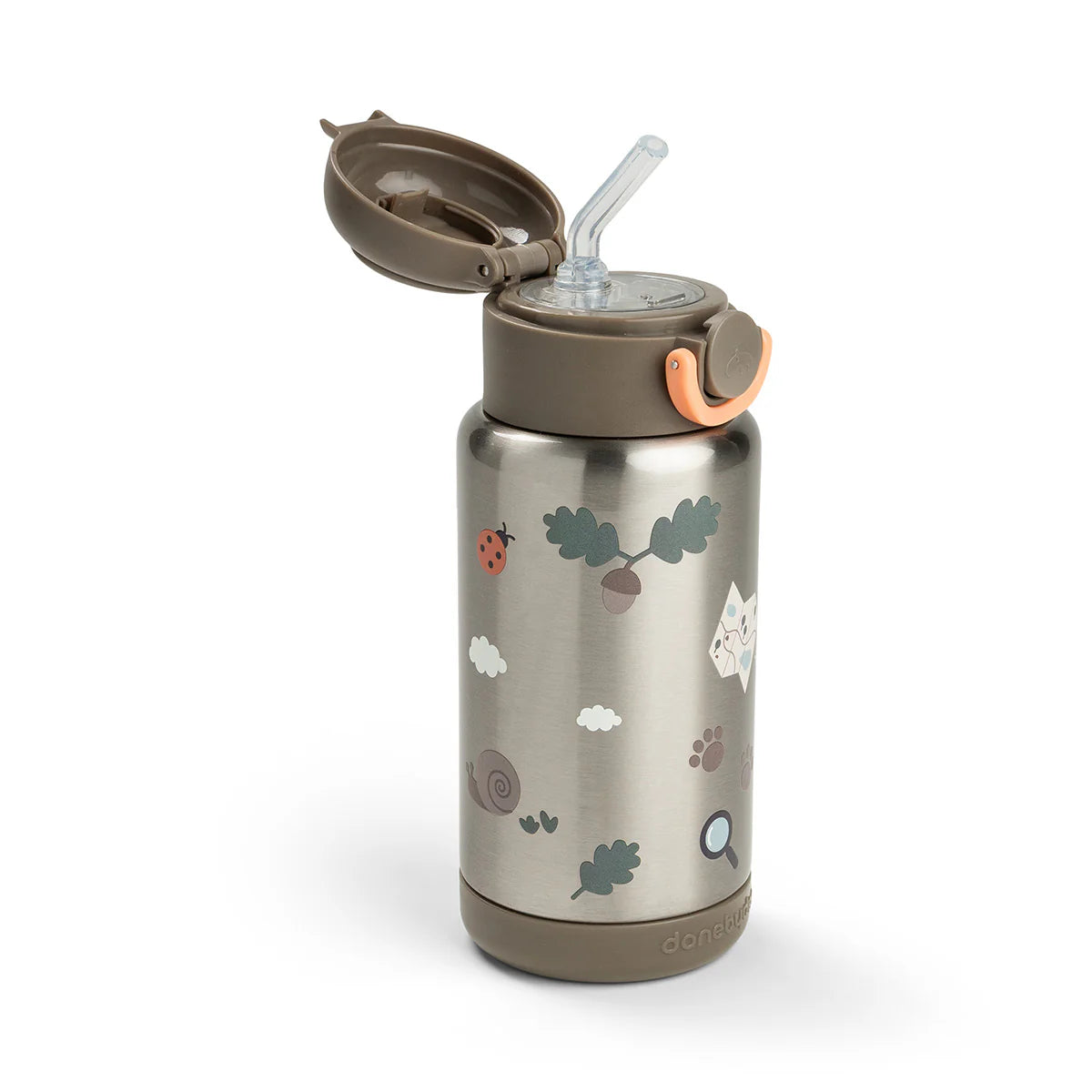 Done by Deer - Termo steklenička 340ml Tiny trails - Sand