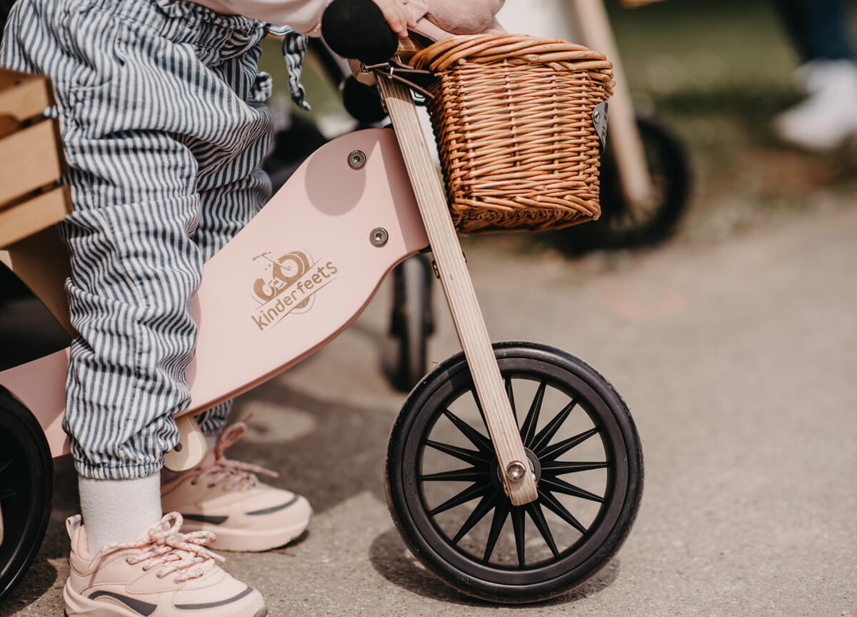 Kinderfeets - Tiny Tot Plus 2in1 Wooden Walker - Silver Sage (18m-4l)