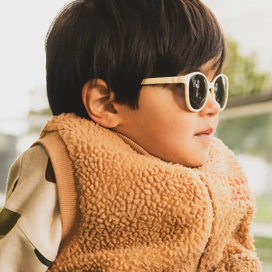 Ki et La - Otroška sončna očala Wazz - Ivory - WA2SUNIVORY Luxbaby