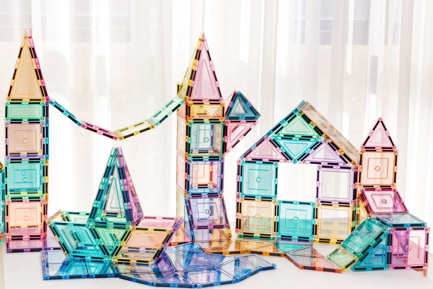 TileTek - Magnetne ploščice - Pastel Builders Pack (112 kosov)