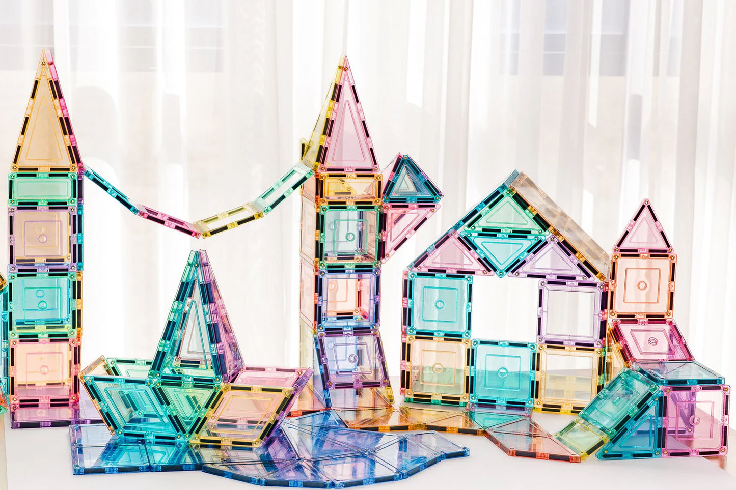 TileTek - Magnetne ploščice - Pastel Builders Pack (112 kosov)