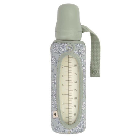BIBS x Liberty - Ovitek za veliko otroško stekleno stekleničko - Capel Sage 225ml