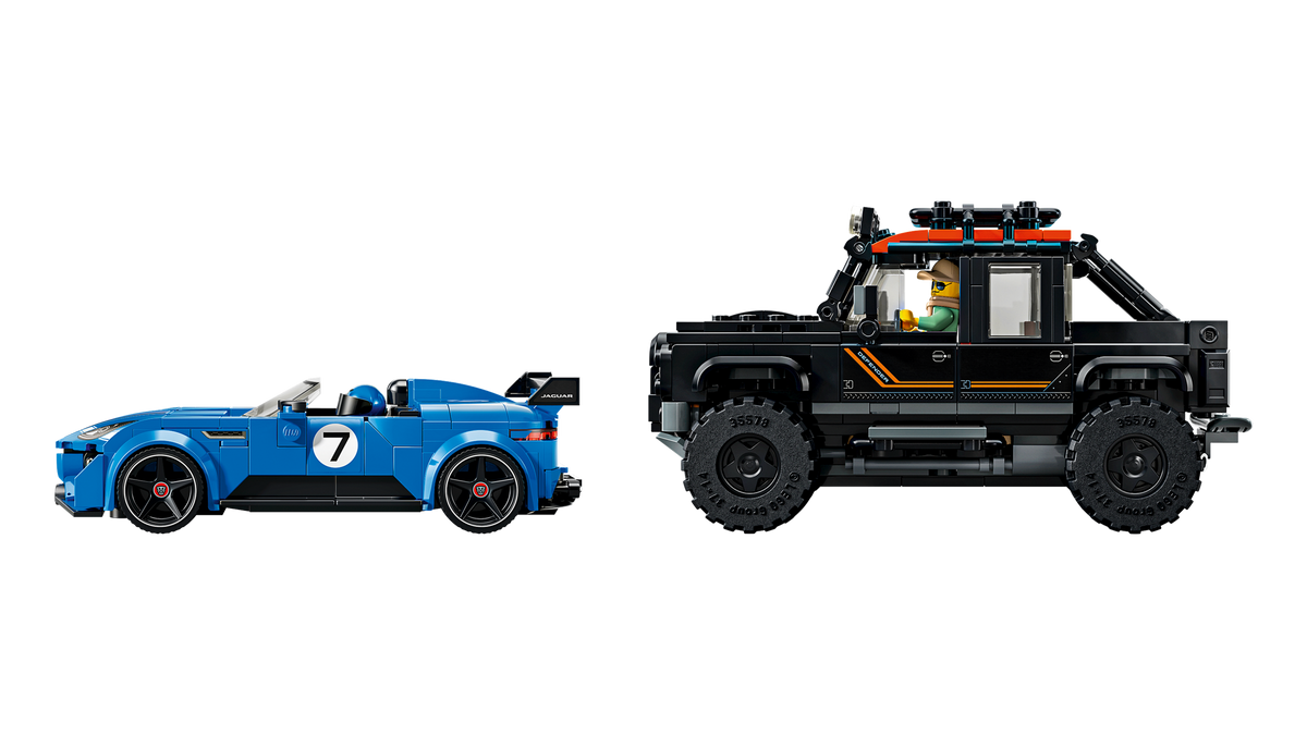 Lego Speed Champions - Jaguar Project 7 in Land Rover Defender (77264) - podrobnosti