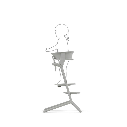 Cybex - Učni stolp za otroški stolček Lemo - Suede Grey