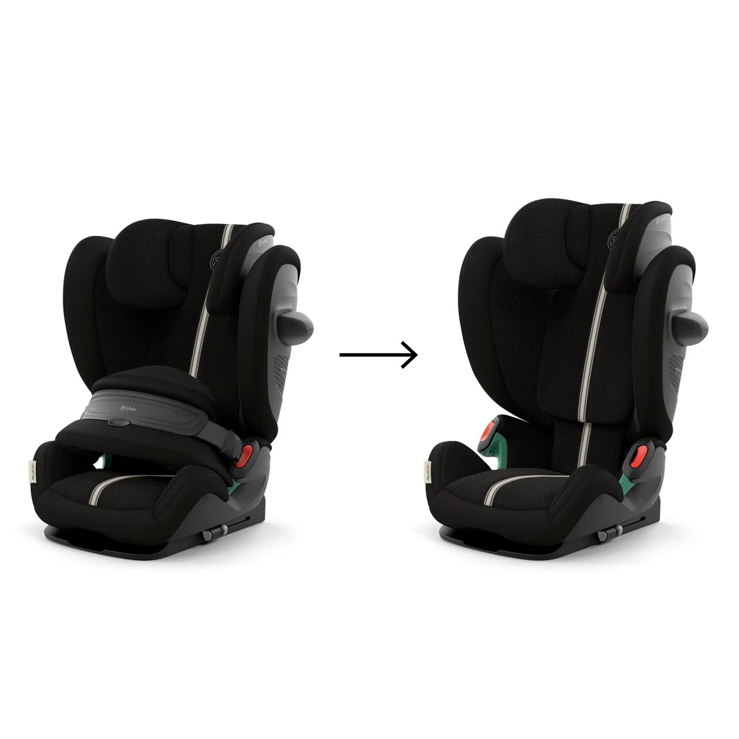 Cybex - Otroški avtosedež Pallas G3 i-Size (76-150cm) - Moon Black Plus