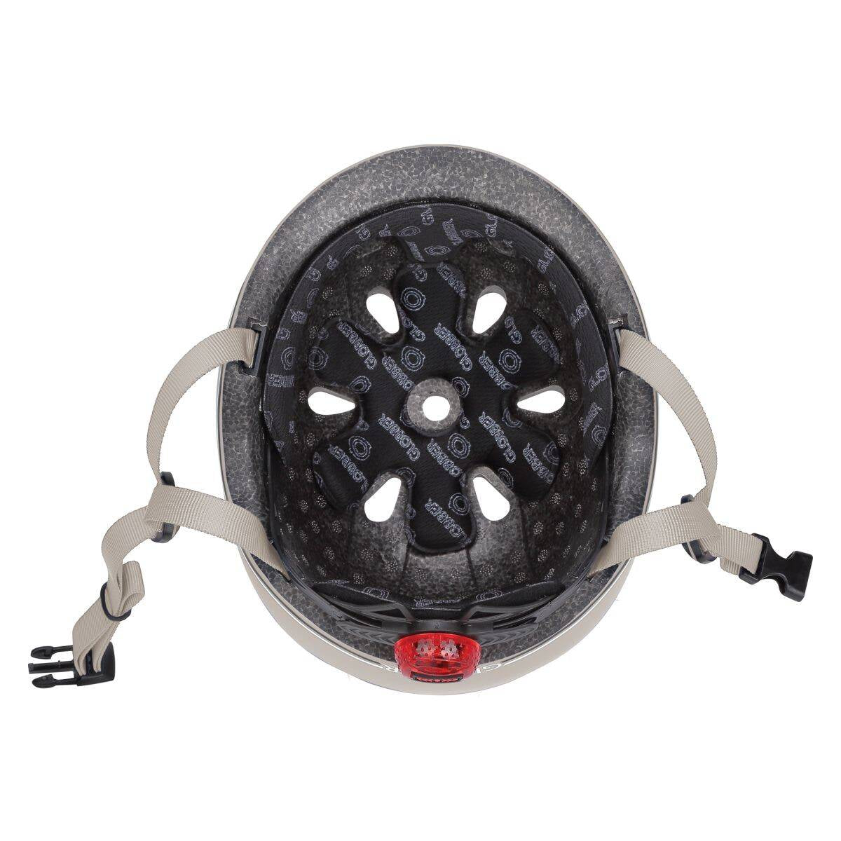 Globber - Čelada GO UP z lučko XXS/XS (45–51 cm) - Bež