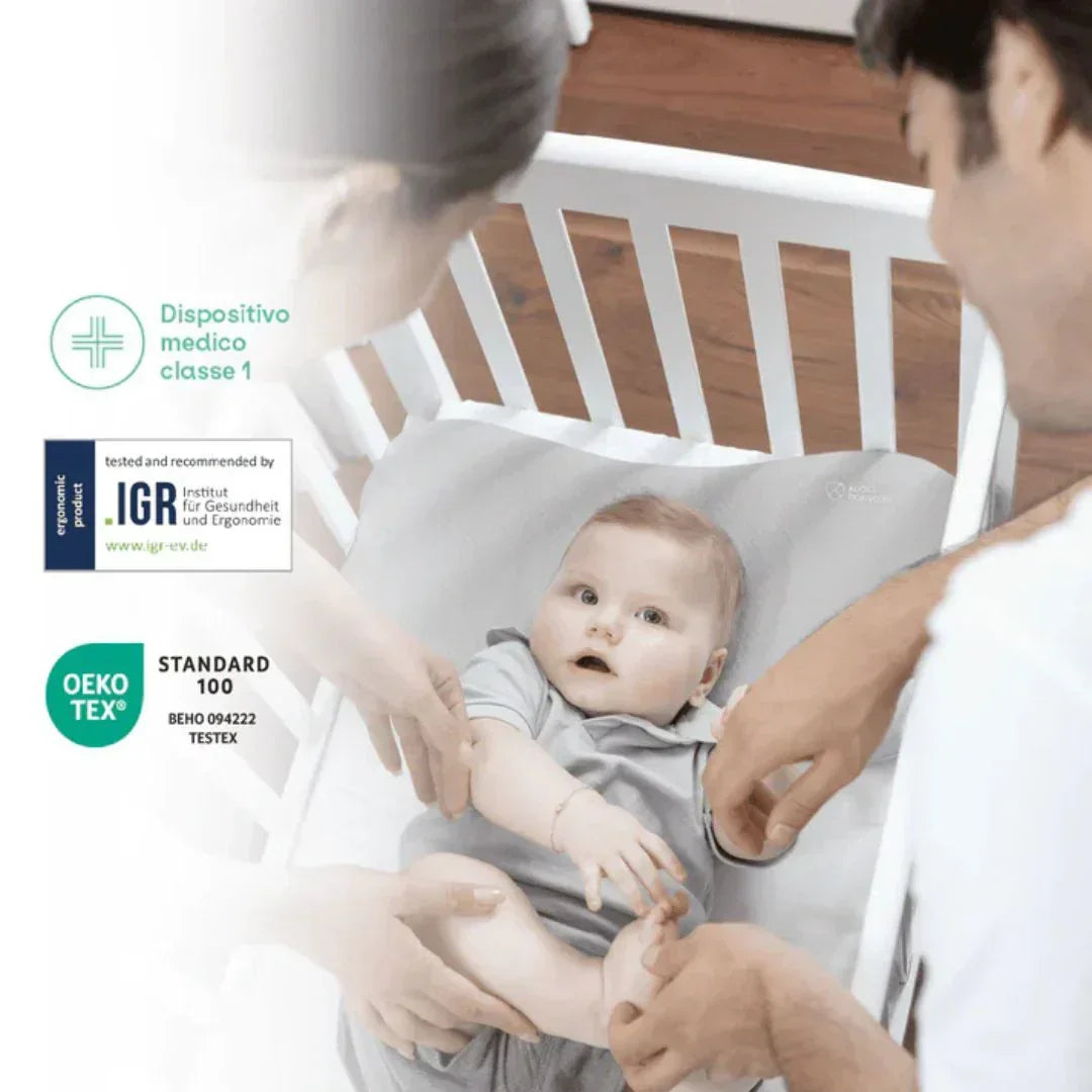 Koala Babycare - Moj prvi vzglavnik Perfect Head Maxi AIR - Grey