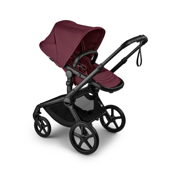 Bugaboo - Otroški voziček Fox 5 Renew Black/Dark Cherry - Dark Cherry (2v1) - 13823 Luxbaby