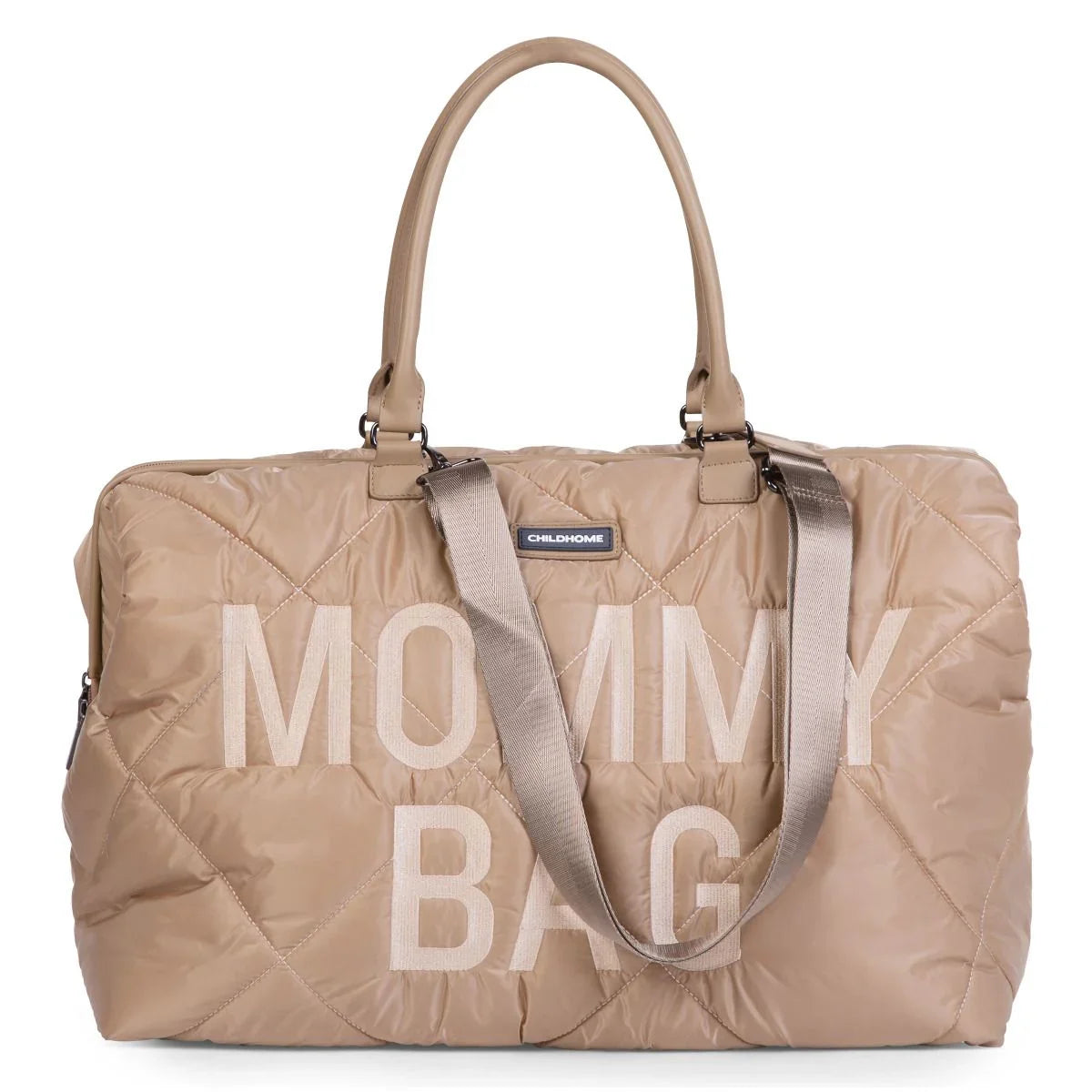 Childhome - Torba Mommy Bag Puffered - Beige - CWMBBPBE Luxbaby