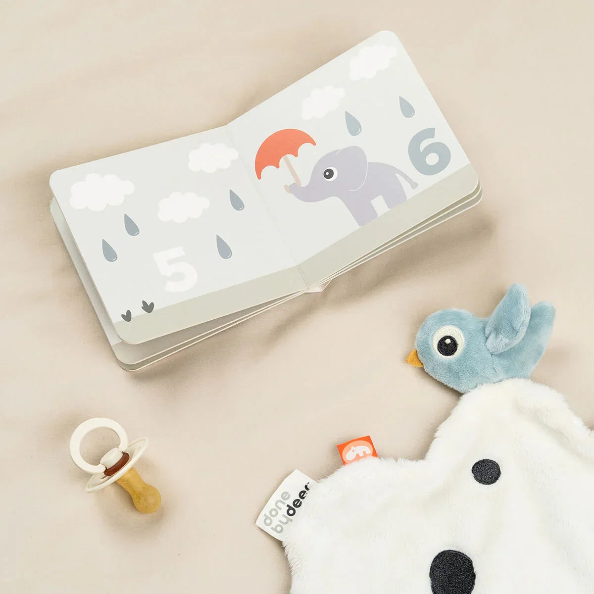 Done by Deer - Kartonka/Slikanica za štetje - Elphee - DBD4855067 Luxbaby