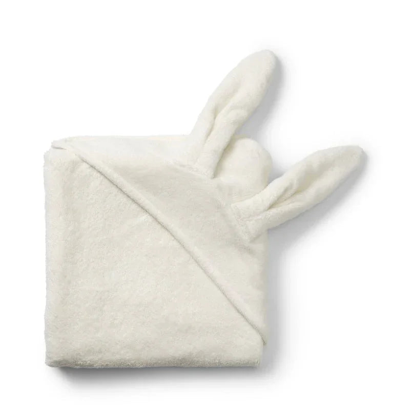 Elodie - Brisačka s kapuco - Vanilla White Bunny - E5739 Luxbaby