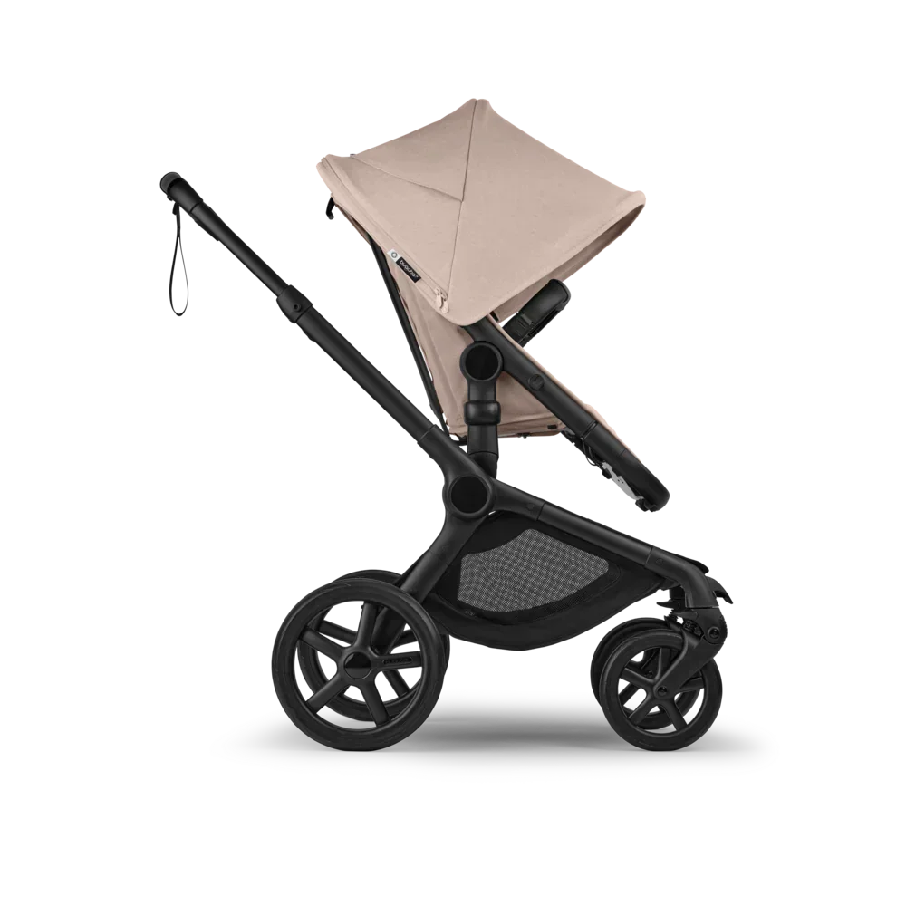 Bugaboo - Otroški voziček Fox 5 Renew Black/Desert Taupe Melange - Desert Taupe Melange (2v1)