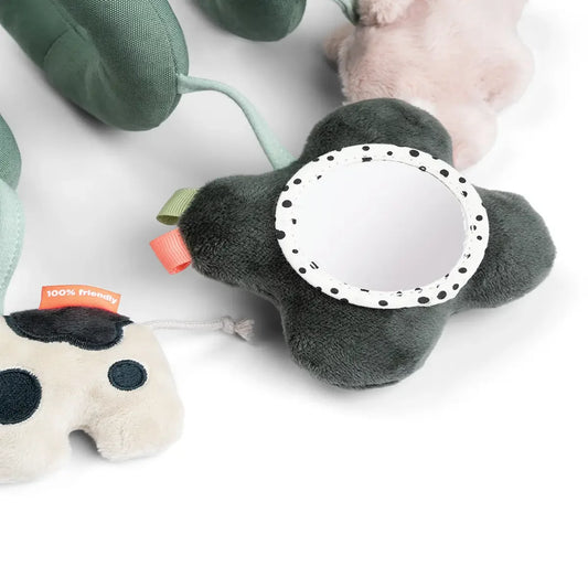Done by Deer - Aktivnostna spirala Tiny farm - Green - DBD4253143 Luxbaby