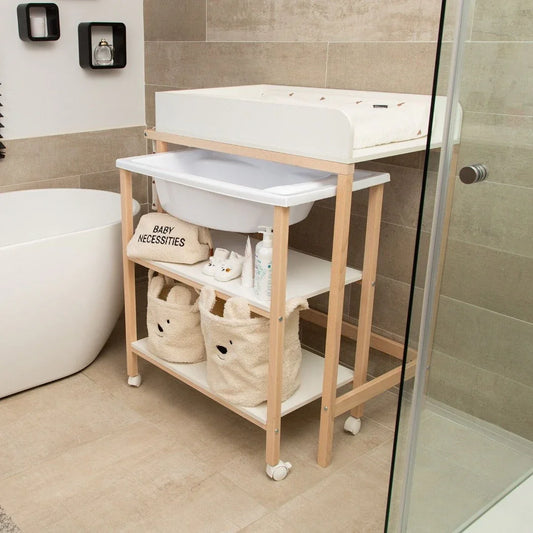 Childhome - Previjalna miza in banjica - CHTBNW Luxbaby