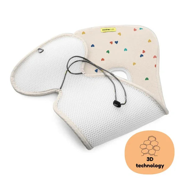 AeroMoov - Zračna podloga za avtosedež skupine 1 - Confetti Hearts - AL-1-CF Luxbaby