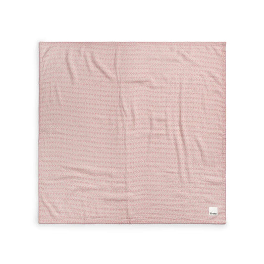 Elodie - Mehka muslin odejica - Embroidery Anglaise Pink