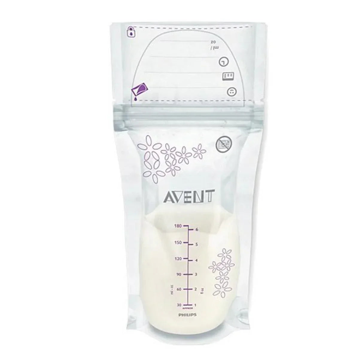 Philips Avent - Vrečka za mleko 180ml (25 kosov)