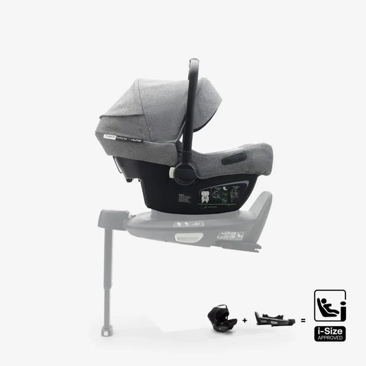 Bugaboo - Otroški avtosedež Turtle Air by Nuna i-Size (40-83cm) - Grey Melange