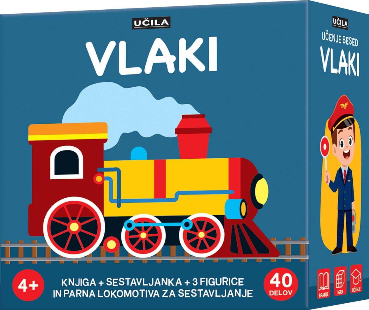 Učila - Vlaki - Učenje besed - U007489 Luxbaby