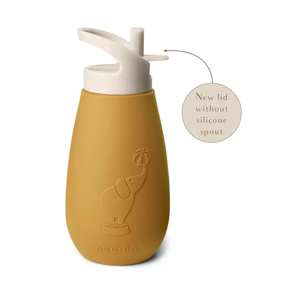 Nuuroo - Pax silikonska steklenička - Dusty yellow 350ml