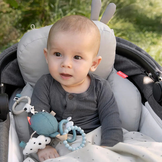 Done by Deer - Aktivnostni obroč Happy clouds - Blue - DBD11483 Luxbaby