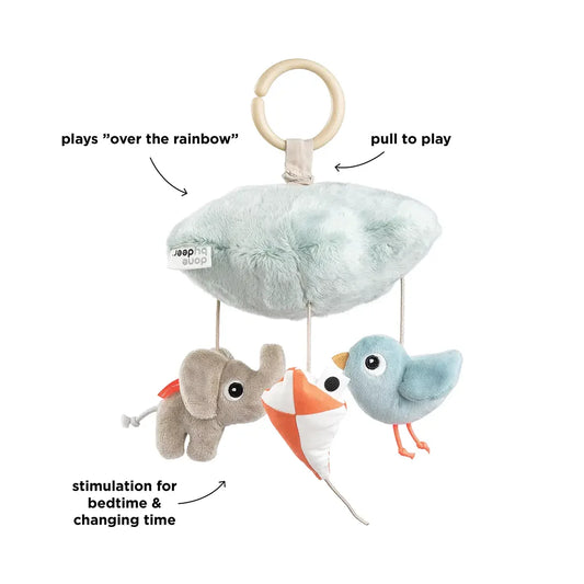 Done by Deer - Glasbena obešanka Playground - Blue - DBD4253232 Luxbaby