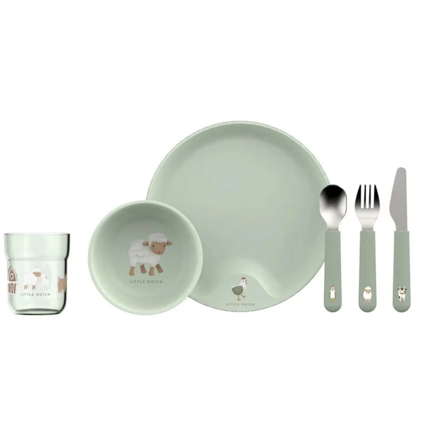 Little Dutch - 6-delni jedilni set - Little Farm - LD108041065399 Luxbaby