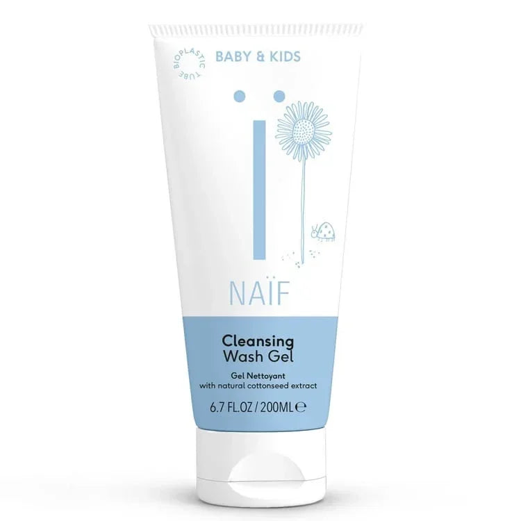 Naif - Čistilni gel za umivanje za dojenčke in otroke (200ml)