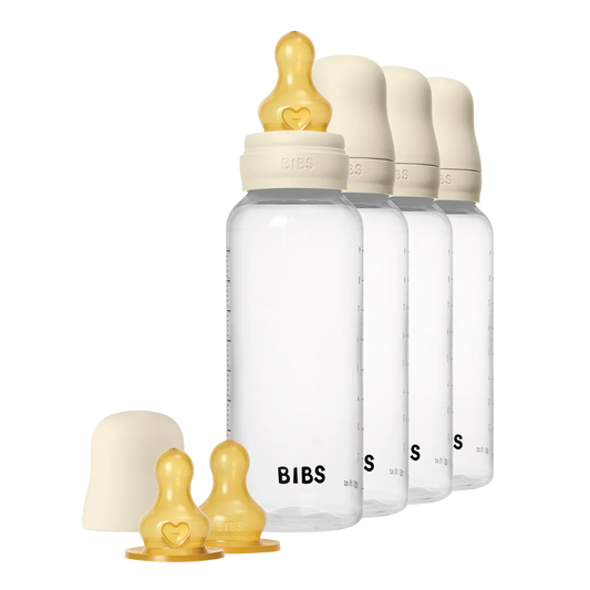 BIBS - Komplet 4 otroških stekleničk 270 ml, lateks - Ivory - 5023216 Luxbaby