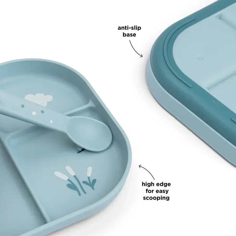 Done by Deer - Deljeni krožnik Foodie Elphee - Blue